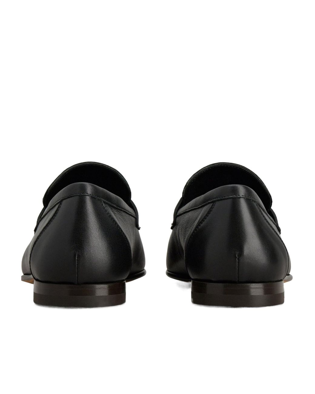 Tod's Black Round Toe Slip-On Loafers for men