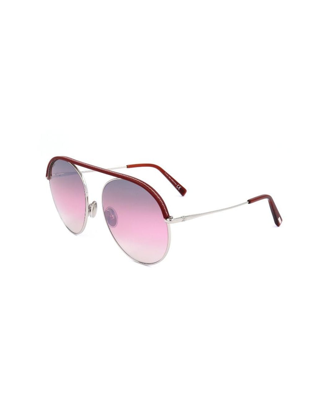 Tod's Pink Logo Gradient Sunglasses