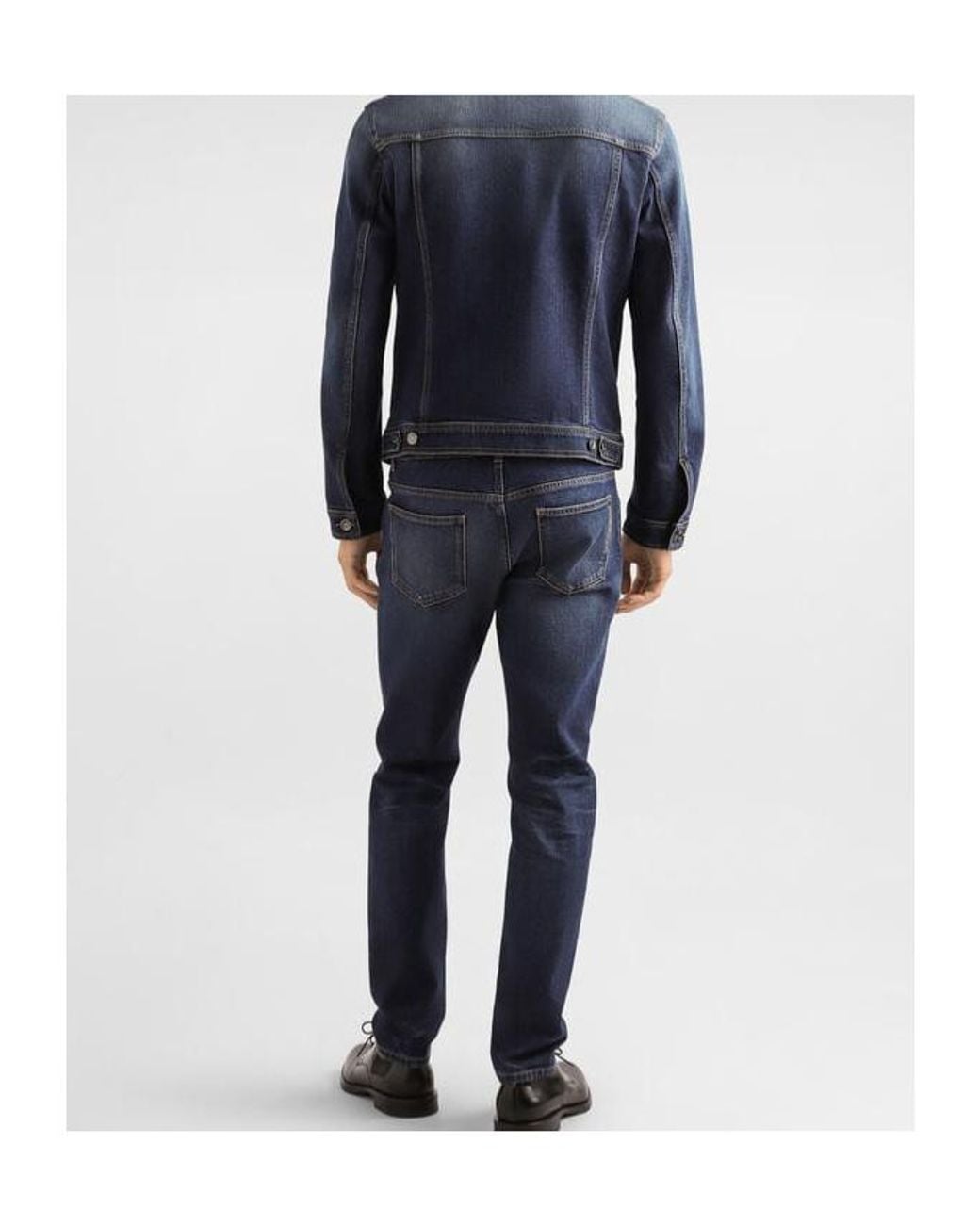 Dolce & Gabbana Blue Five-Pocket Jeans for men