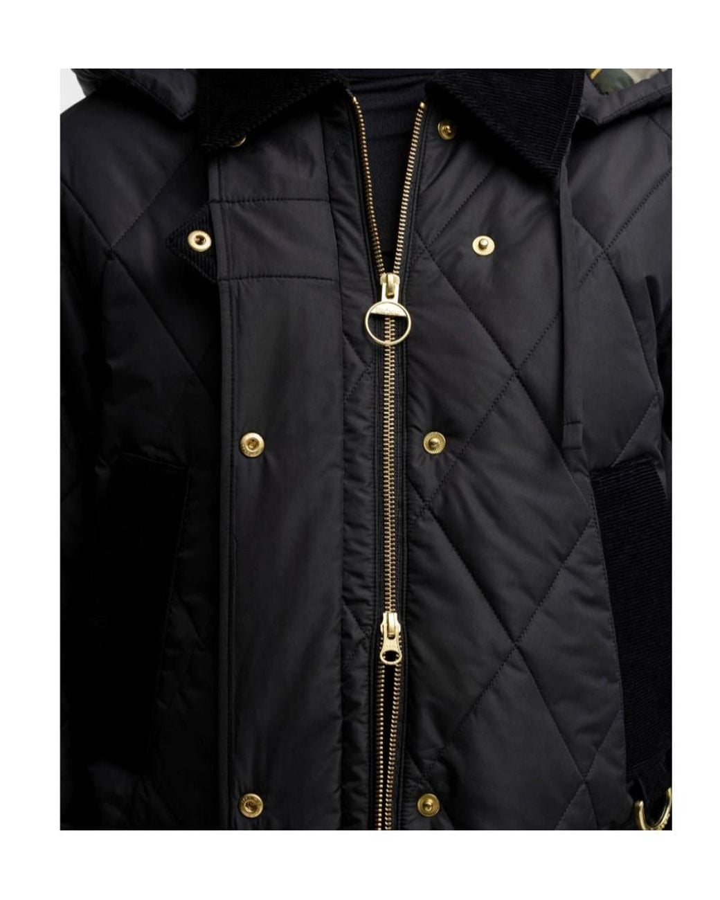 Barbour Black Rudson Quilted Jacket