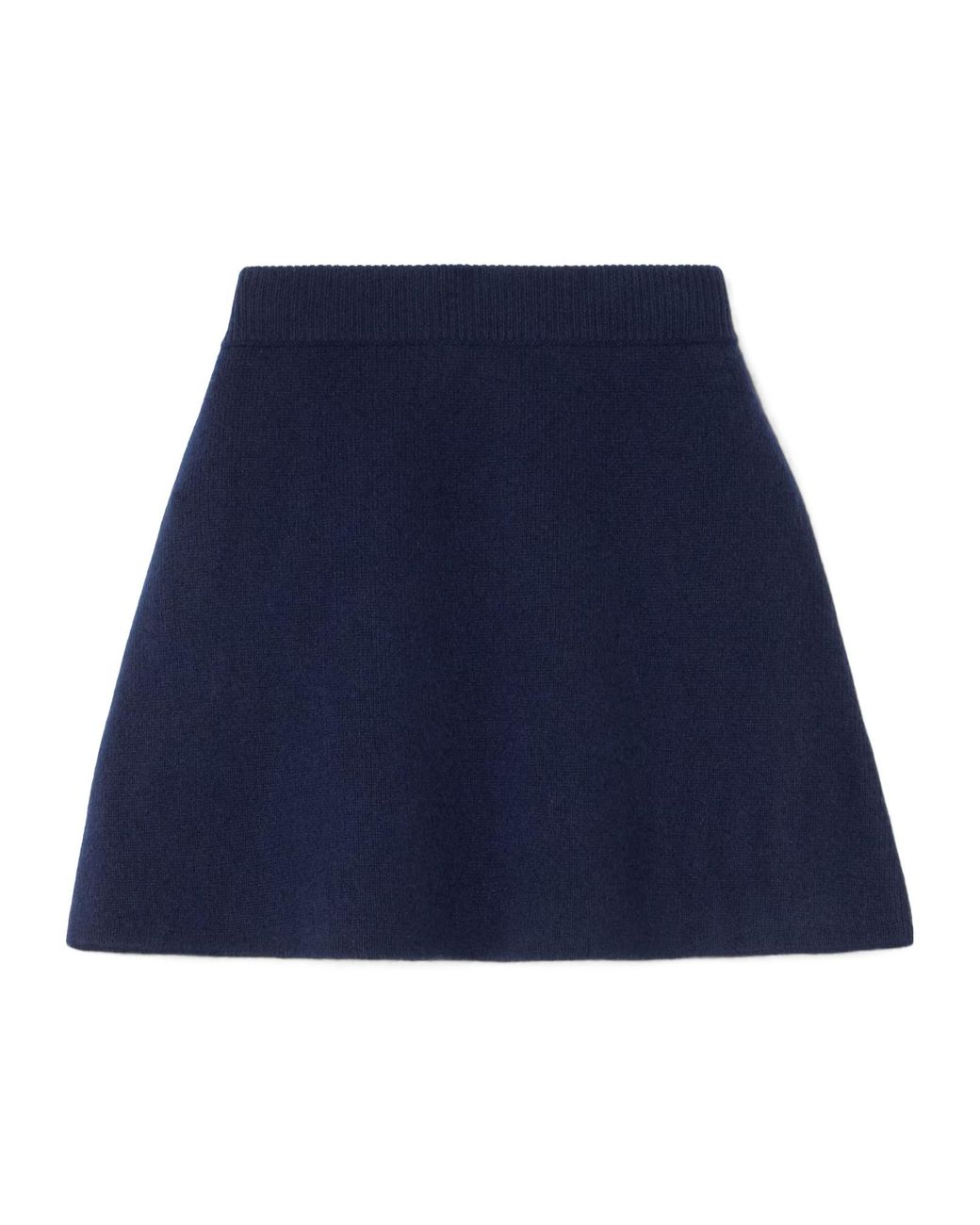 Lisa Yang Blue Clare Cashmere Mini Skirt