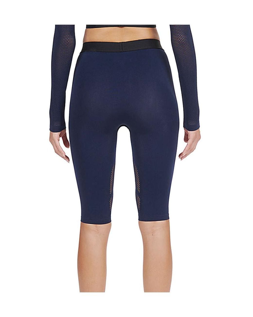 Palm Angels Blue Slim-Fit Mesh-Detail Shorts
