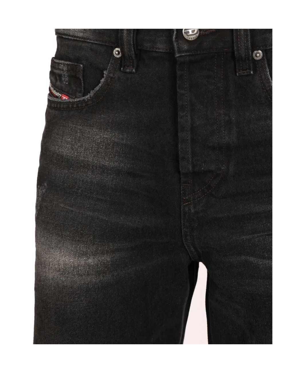 DIESEL Black 2001 D-Macro L32 Jeans for men