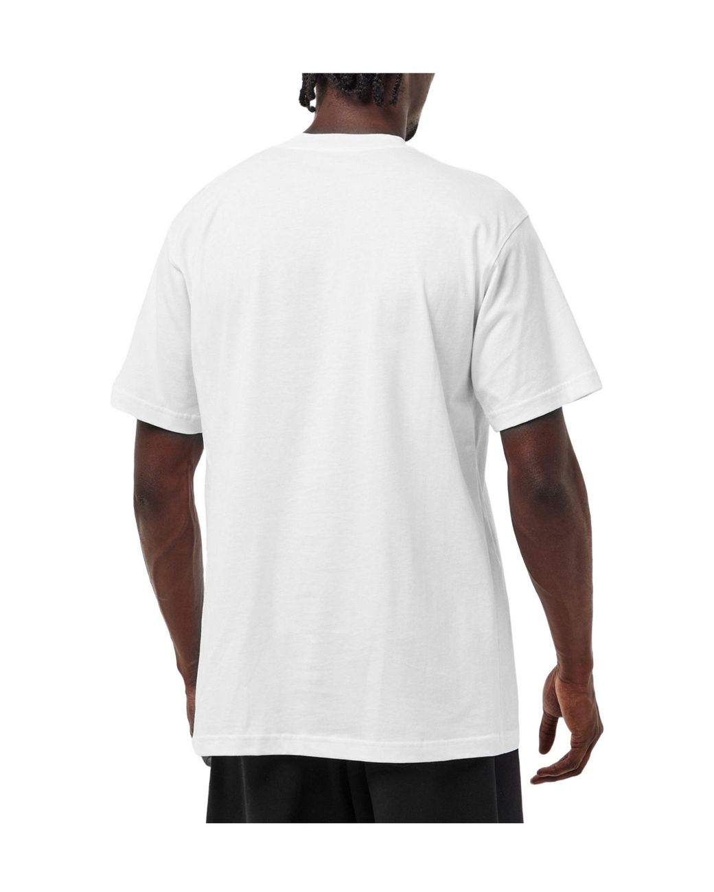 Moschino White Crewneck Shortsleeve Tee for men