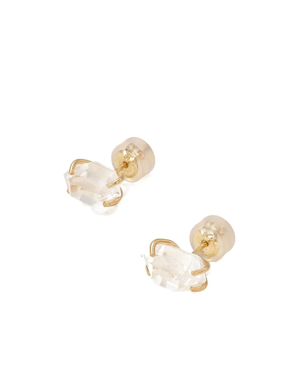 Melissa Joy Manning Metallic 4-Karat Recycled Herkimer Diamond Earrings