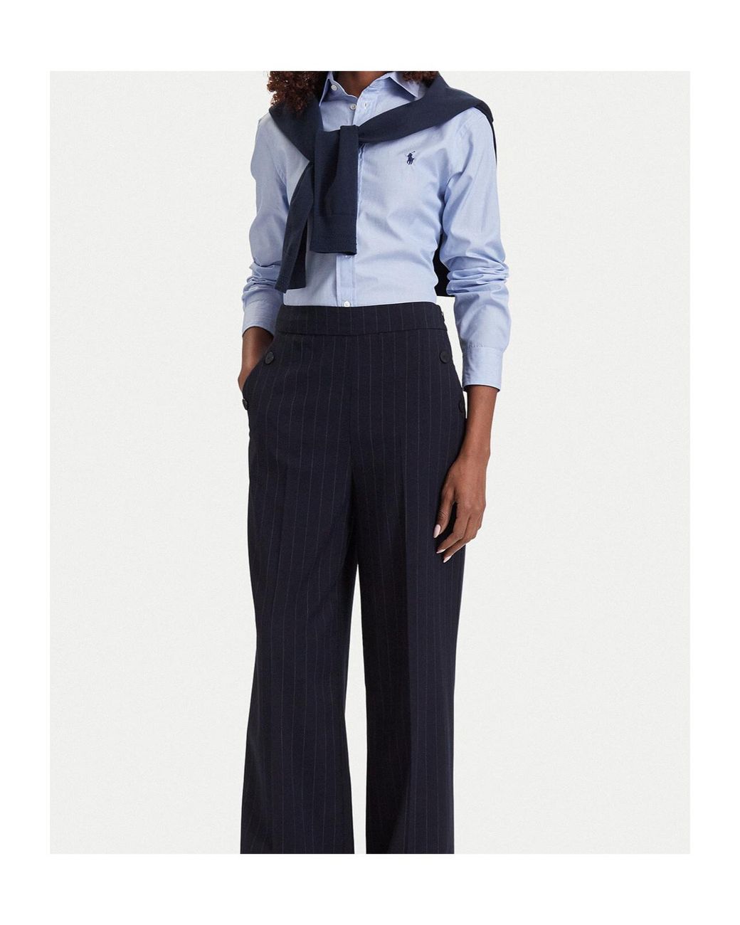 Polo Ralph Lauren Blue Slim-Fit Cotton Poplin Shirt