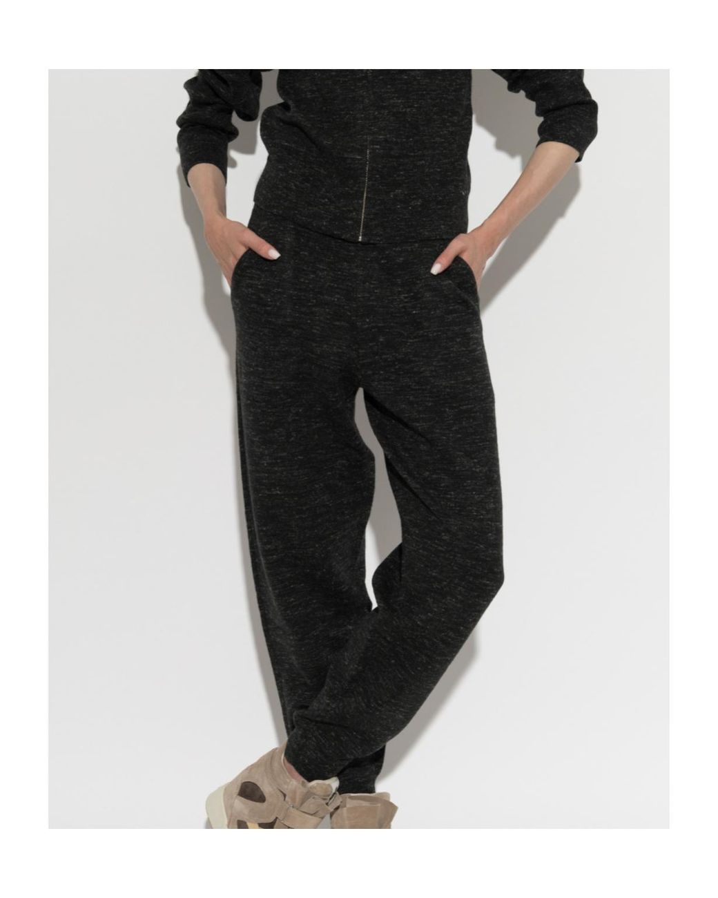 Isabel Marant Black Drawstring Sweatpants