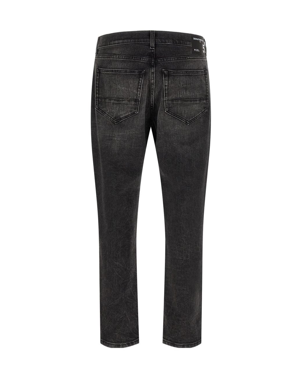 Department 5 Gray Musso Cropped Tapered Jeans for men