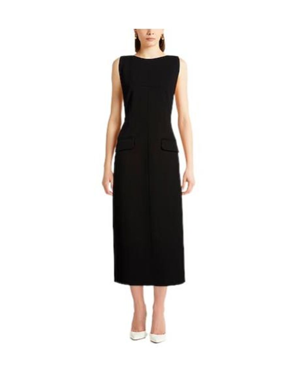 Sportmax Black Fitted Dress