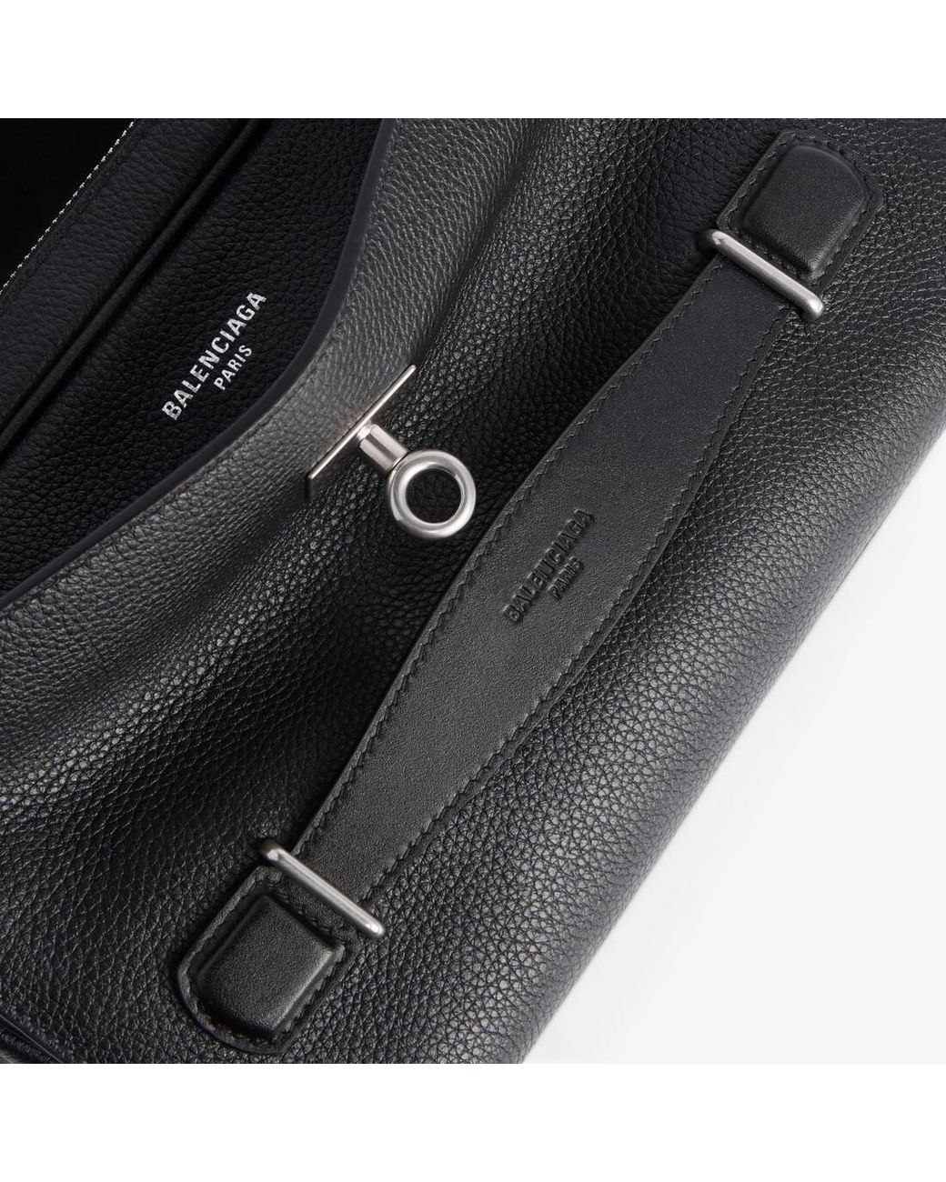 Balenciaga White Le 7 Cube Messenger Bag for men