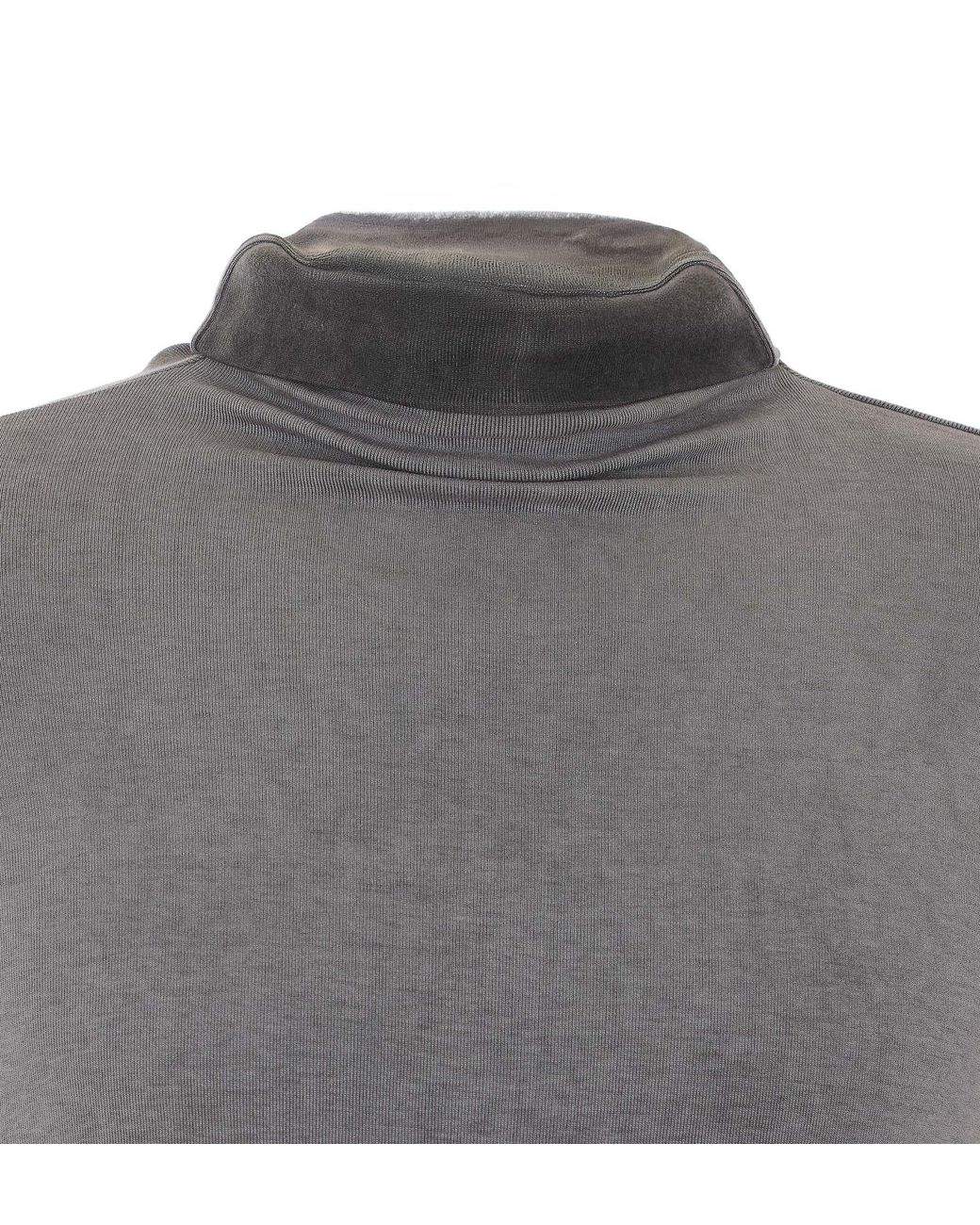 Thom Krom Gray Slim Turtleneck Sweater for men