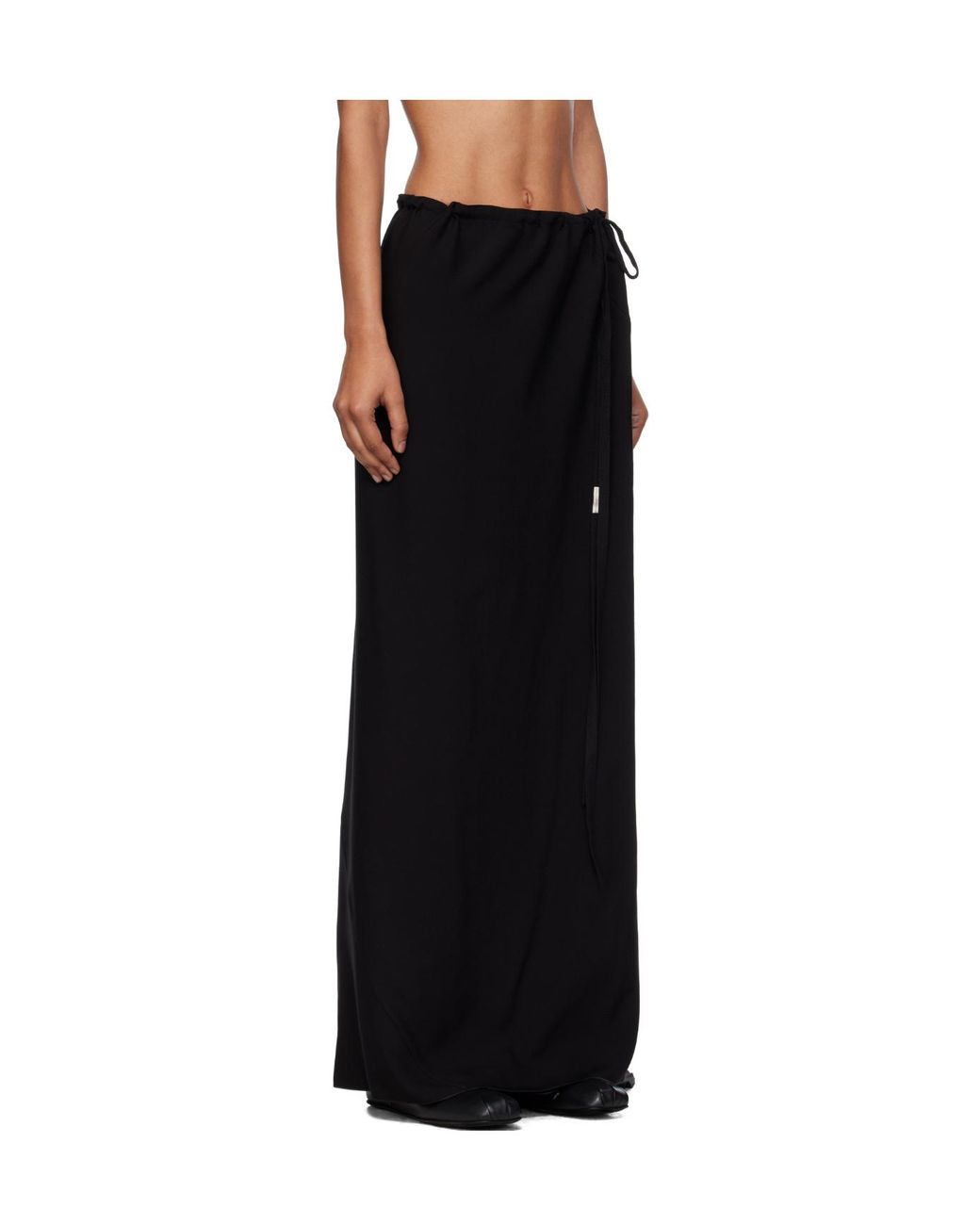 Ann Demeulemeester Black Sheila Maxi Skirt
