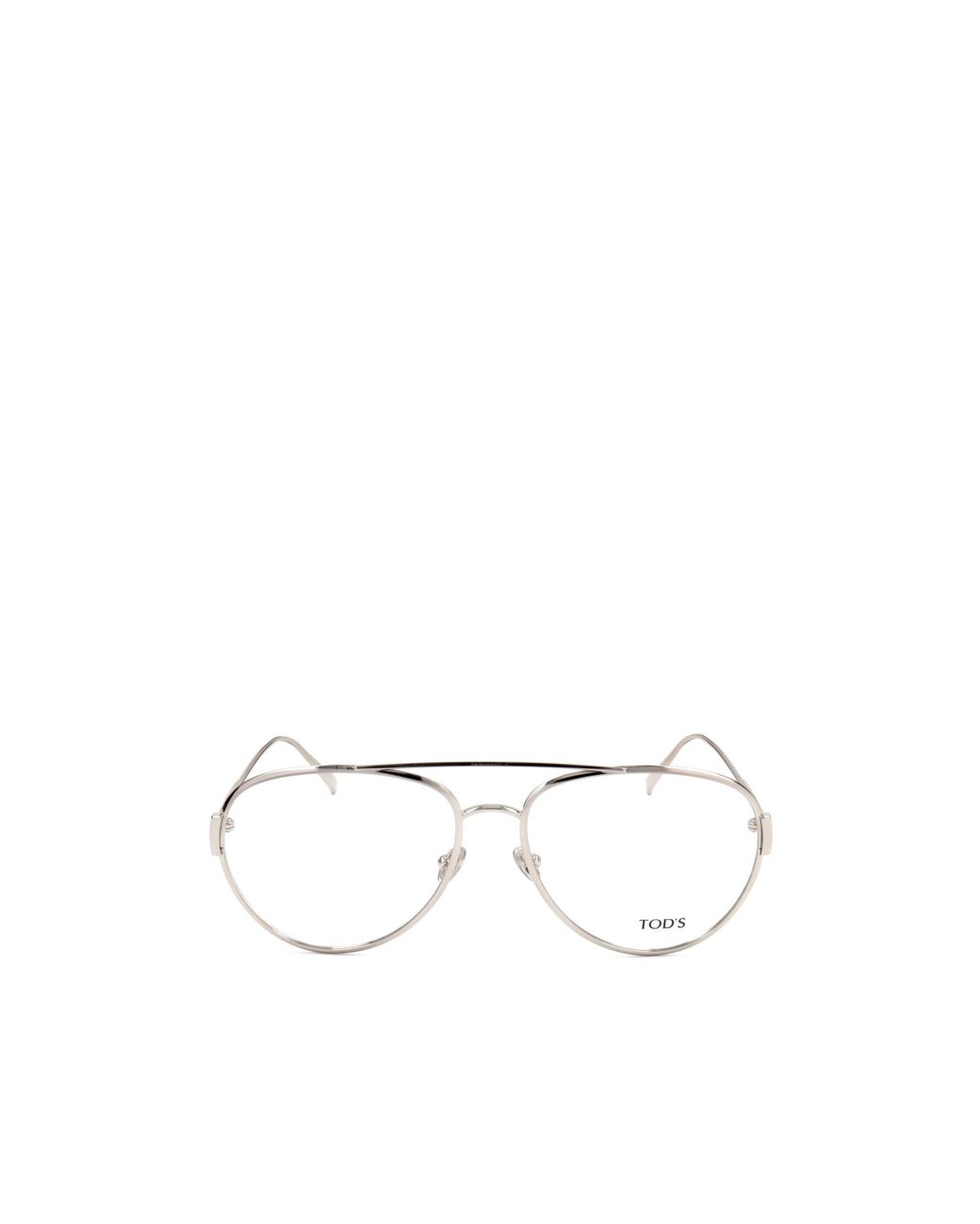 Tod's White Geometric Frame Flat Mirror