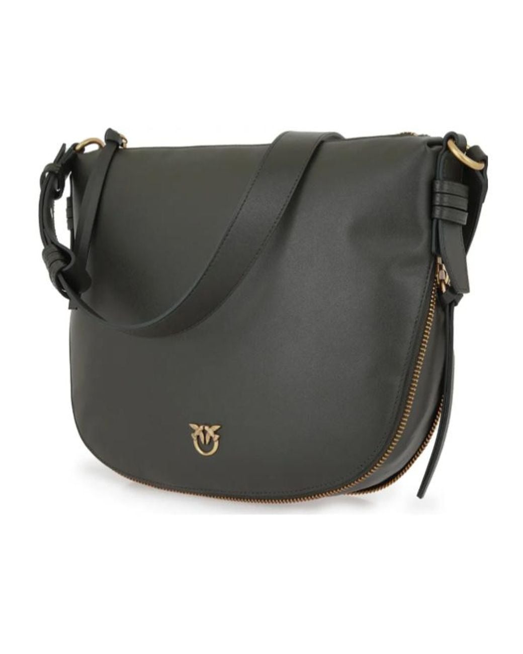 Pinko Black Top Zipped Shoulder Bag