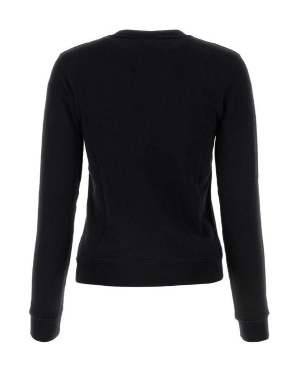 Maison Kitsuné Black Maison Kitsuné Fox Head Patch Crewneck Sweatshirt