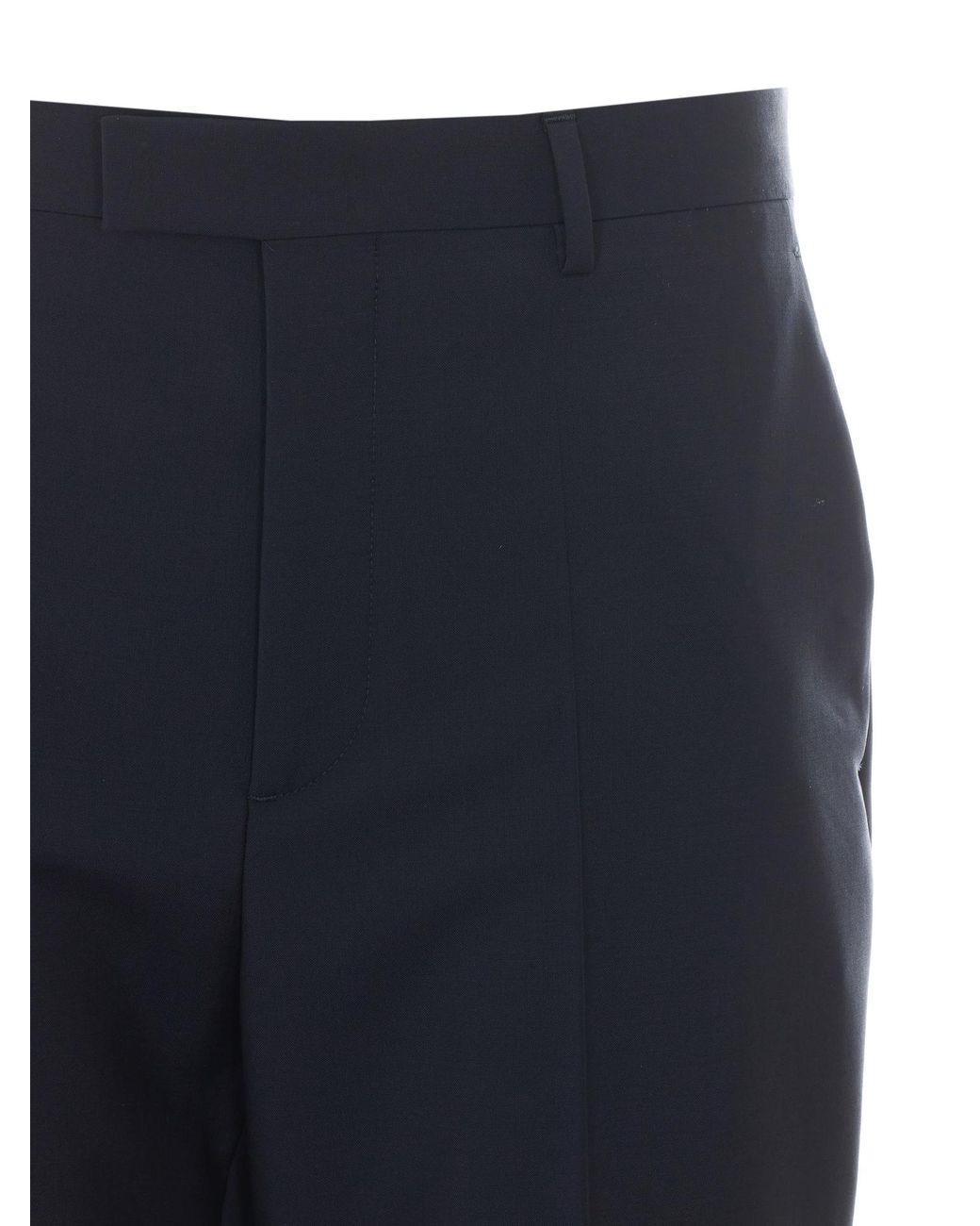 Valentino Blue Pleated Tailored Pants for men