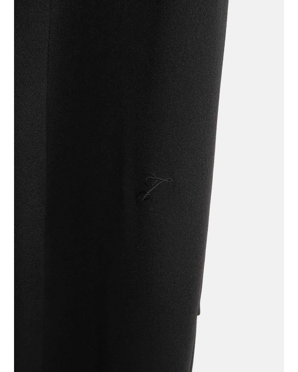 Jacquemus Black The Regata Draped Midi Dress