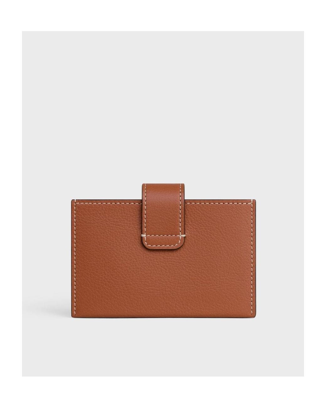 Céline Brown Accordeon Card Holder Nino