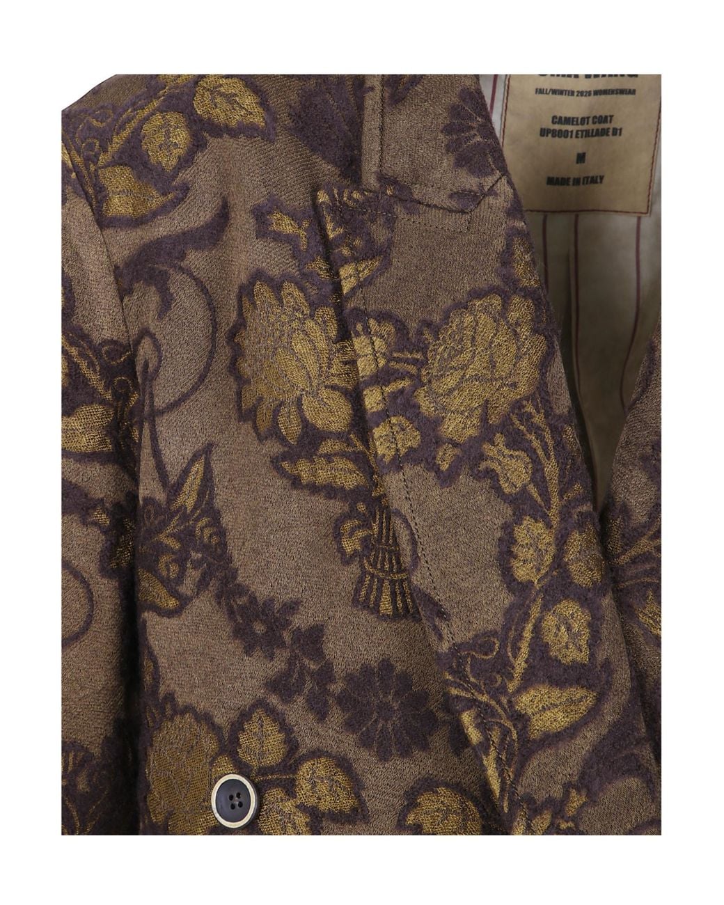 Uma Wang Brown 'Camelot' Coat