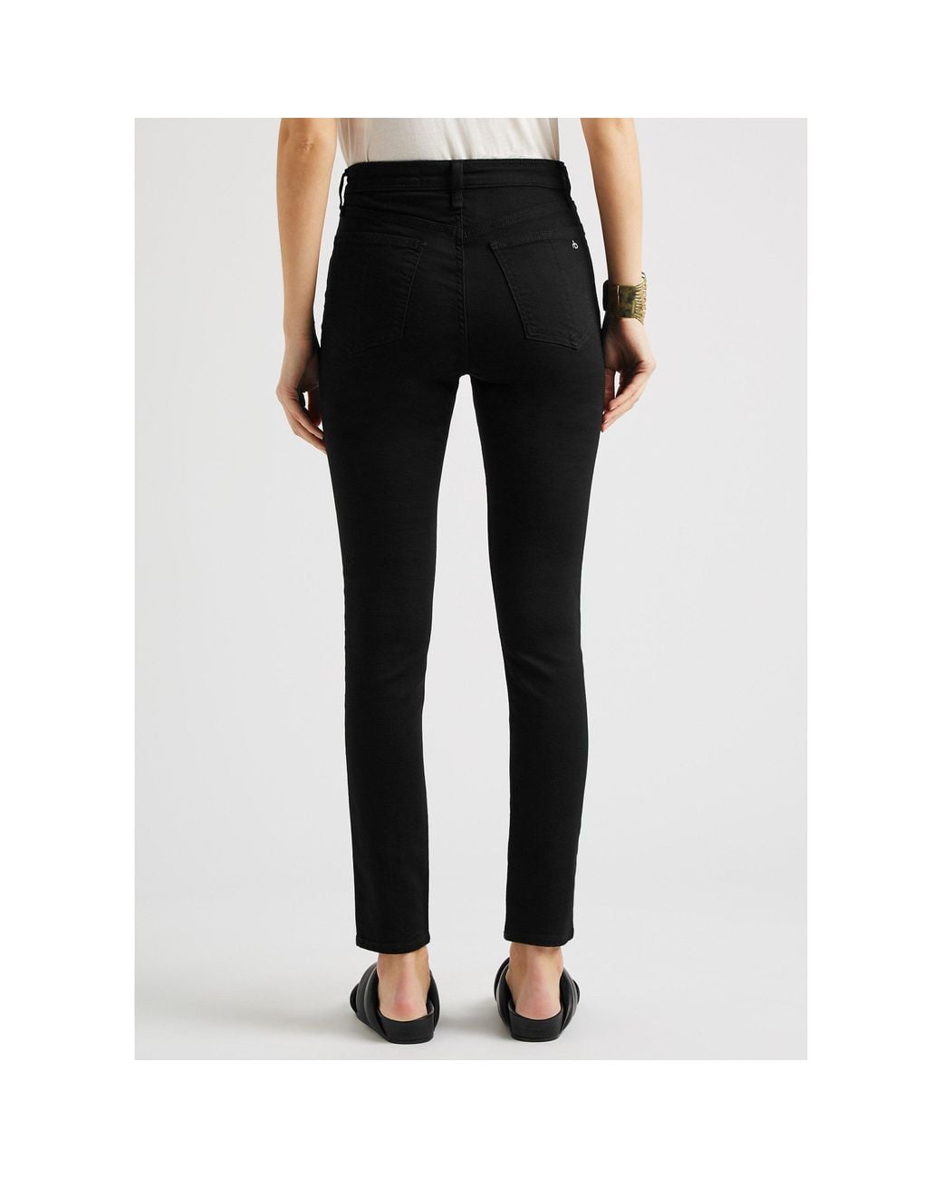 Rag & Bone Black High-Waist Jeans
