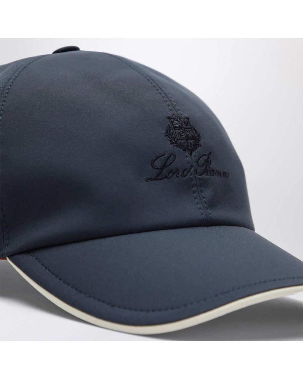 Loro Piana Blue Logo Baseball Cap for men