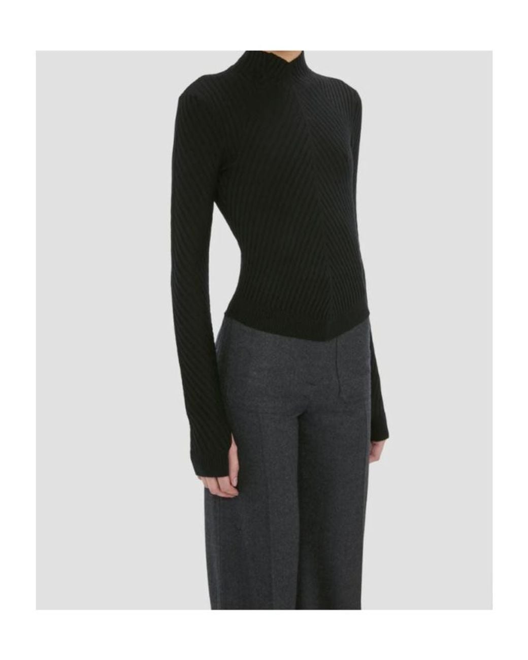 Victoria Beckham Black Georgia Jumper
