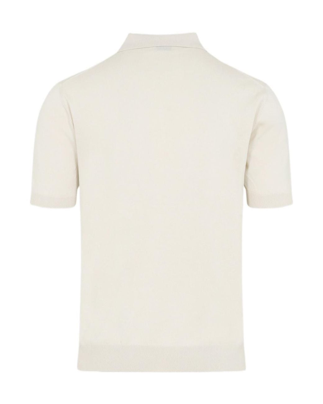 Etro White Short-Sleesleeved Polo Shirt for men