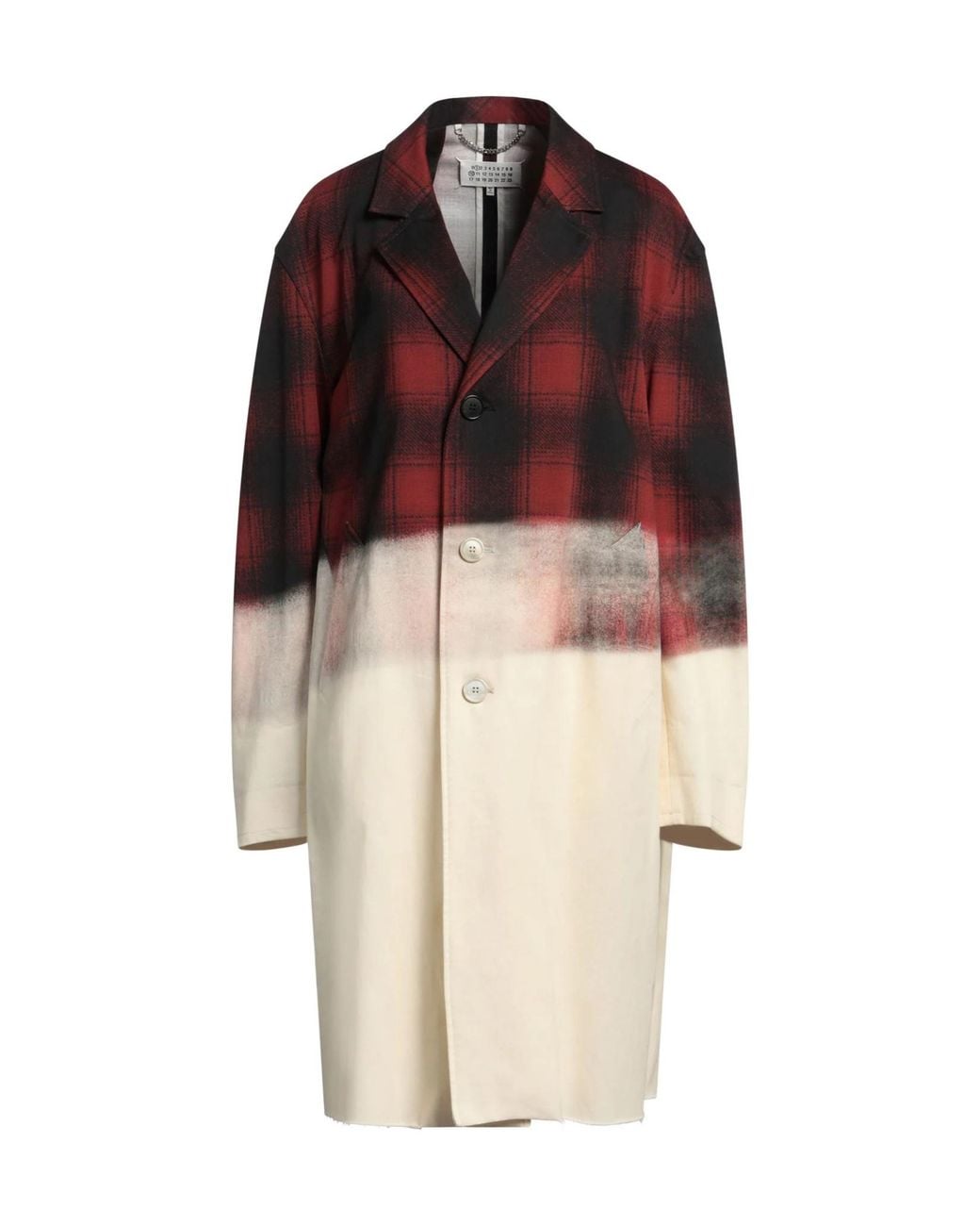 Maison Margiela Red Full-Length Jacket