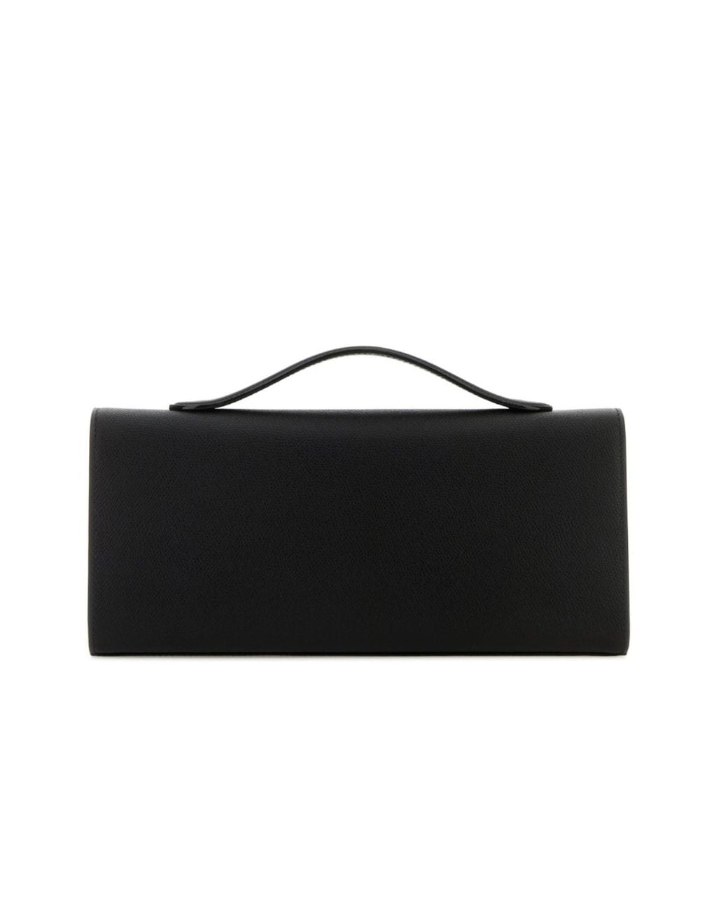 Valextra Black Iside Clutch Bag