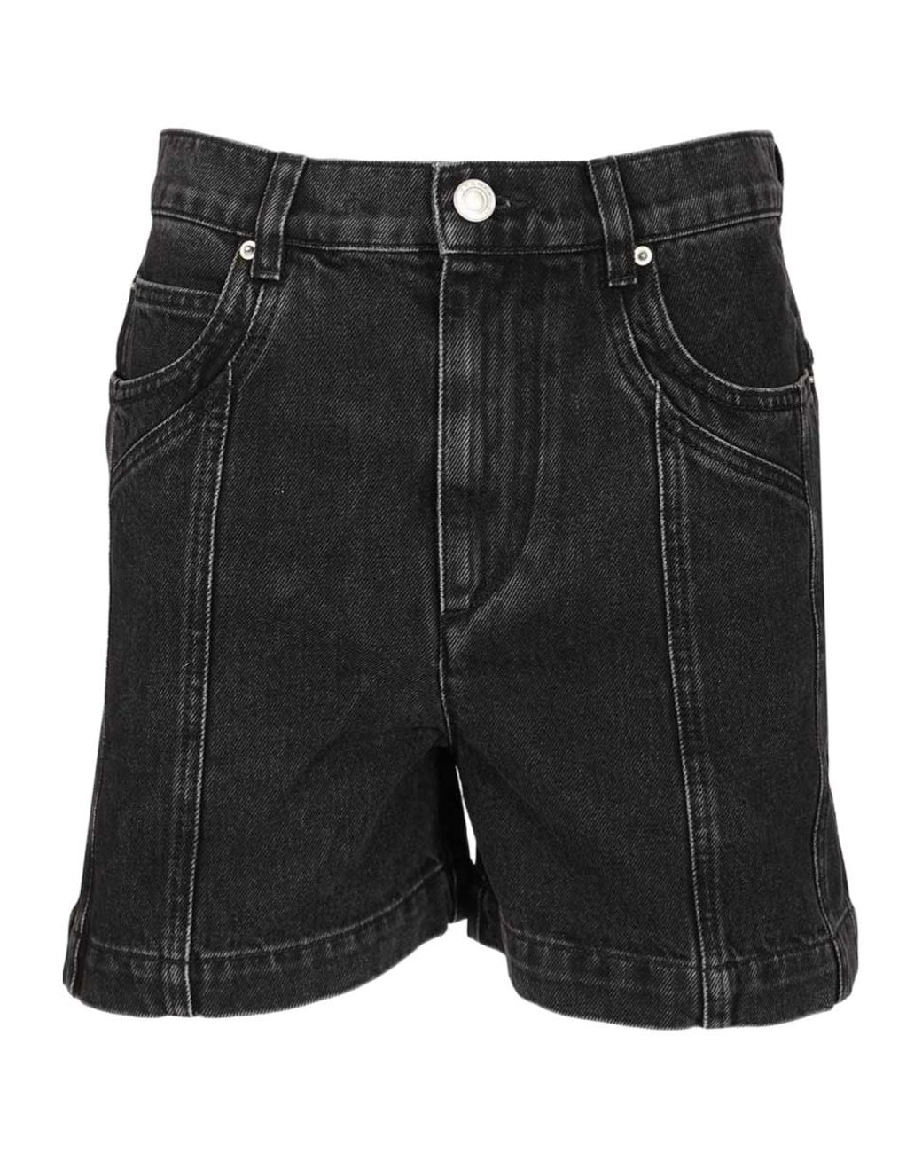 Isabel Marant Black Joely Shorts
