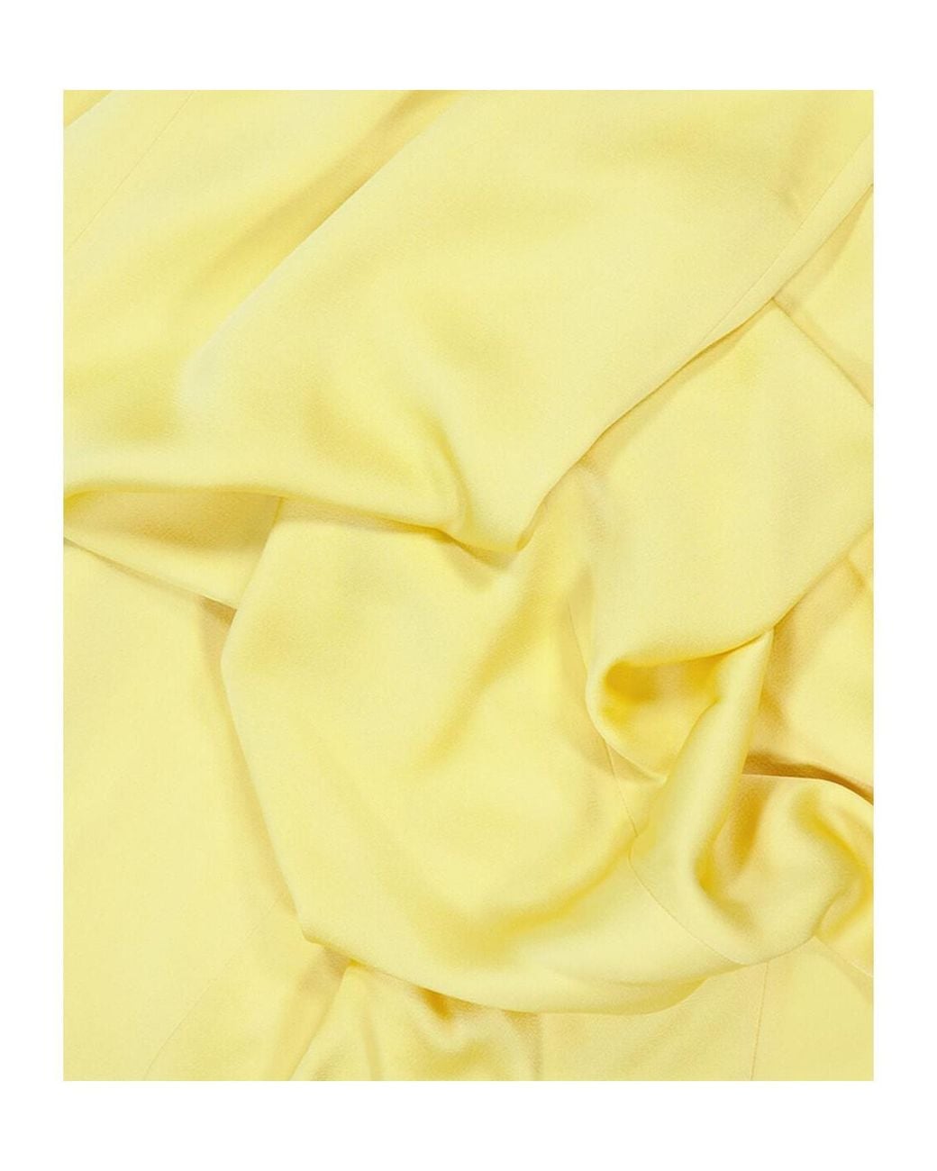 Stella McCartney Yellow Cowl-Neck Maxi Dress