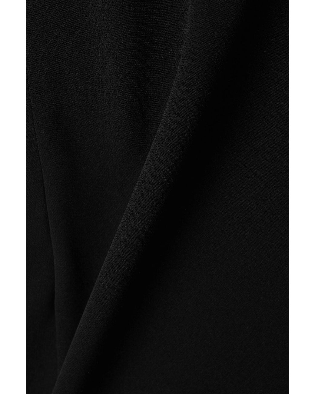 The Row Black Wide-Leg Casual Trousers