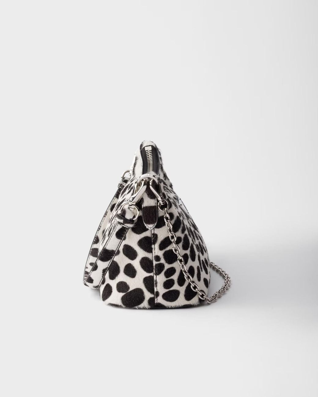 Prada Black Printed Calf Hair Mini-Bag
