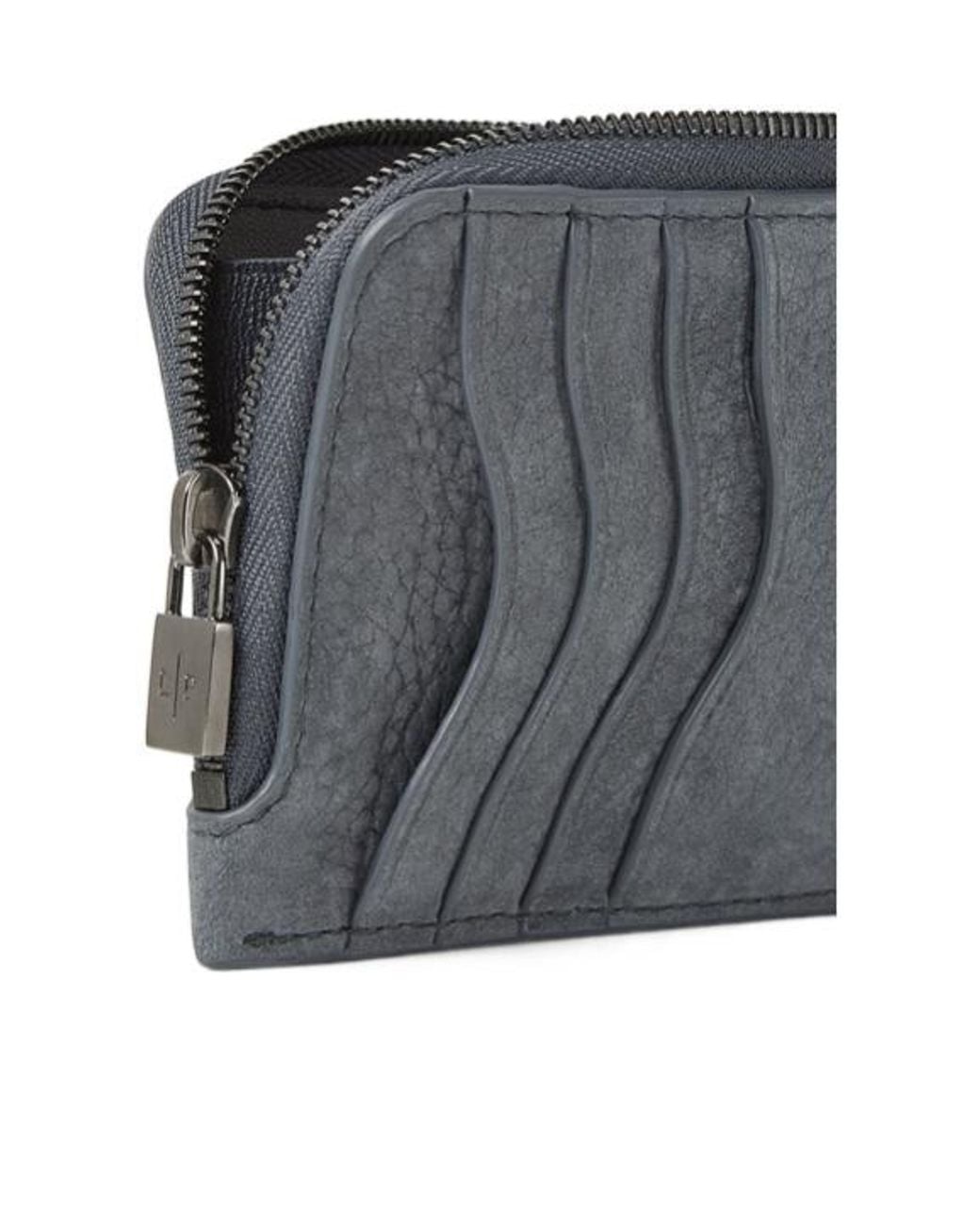 Loro Piana Gray Extra Zip Pouch for men