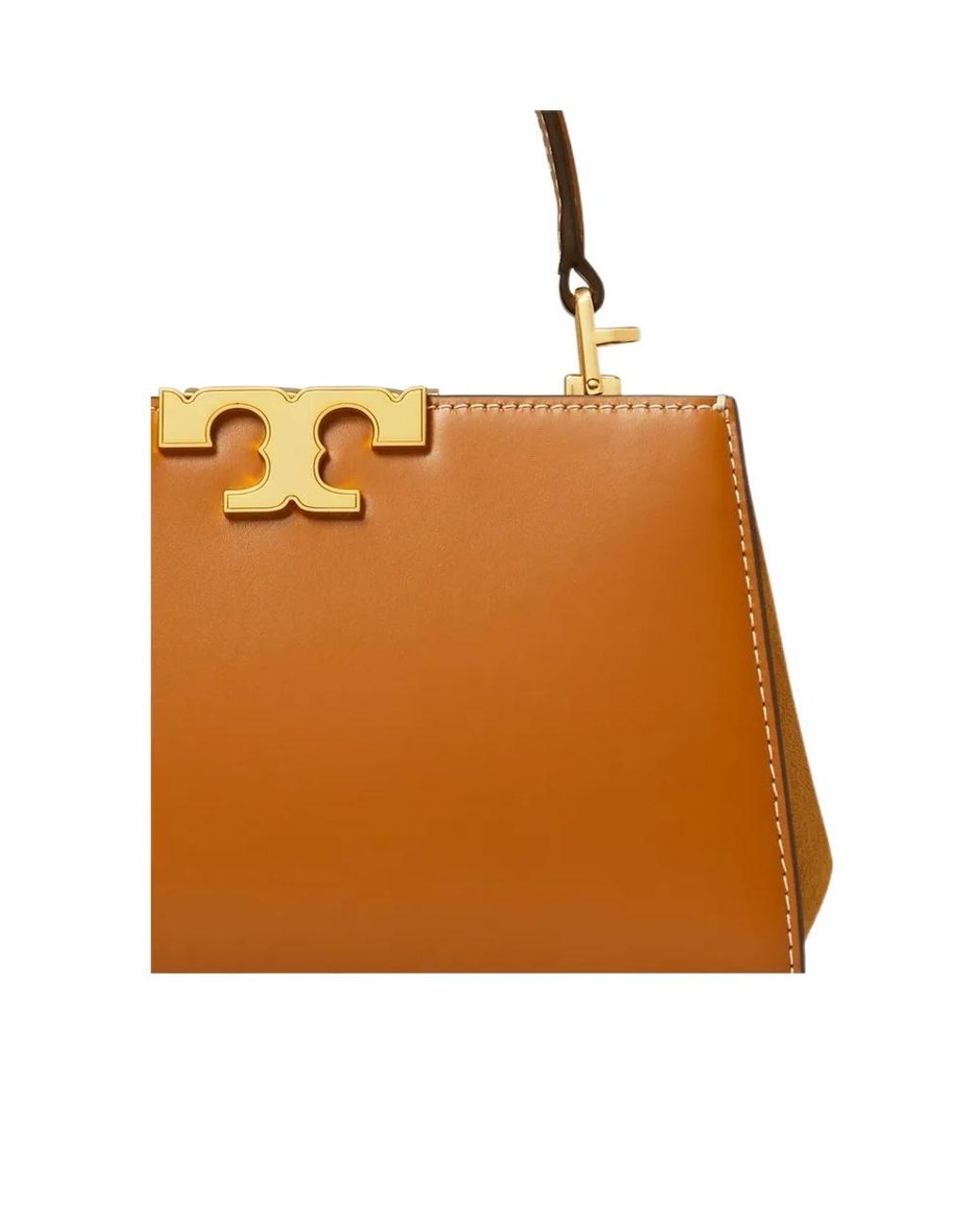 Tory Burch Brown Mini Eleanor Tote Bag