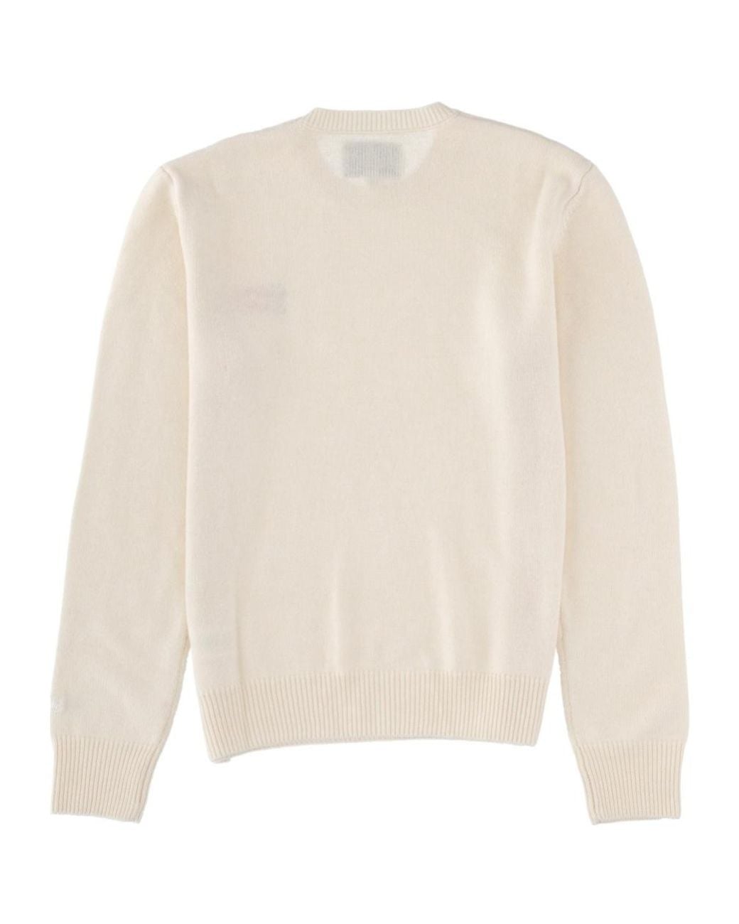 Mc2 Saint Barth White New Queen Embroidered Jumper