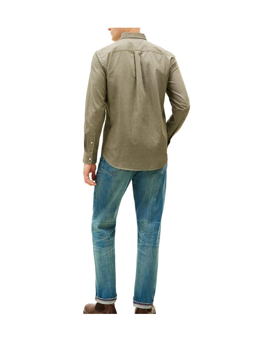 Tommy Hilfiger Green Buttondown Longsleeve Shirt for men