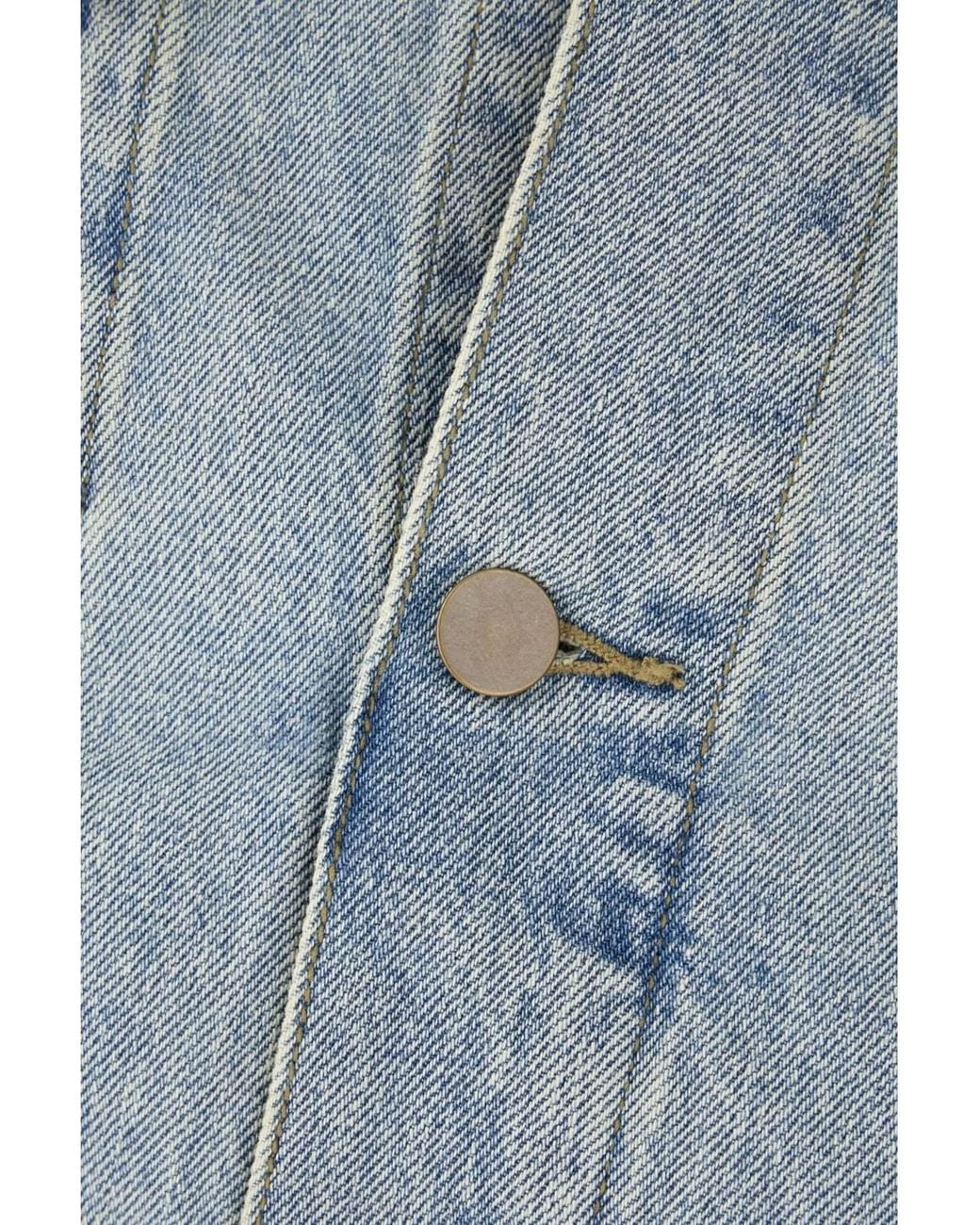 Fear Of God Blue Long-Sleeve Denim Jacket for men