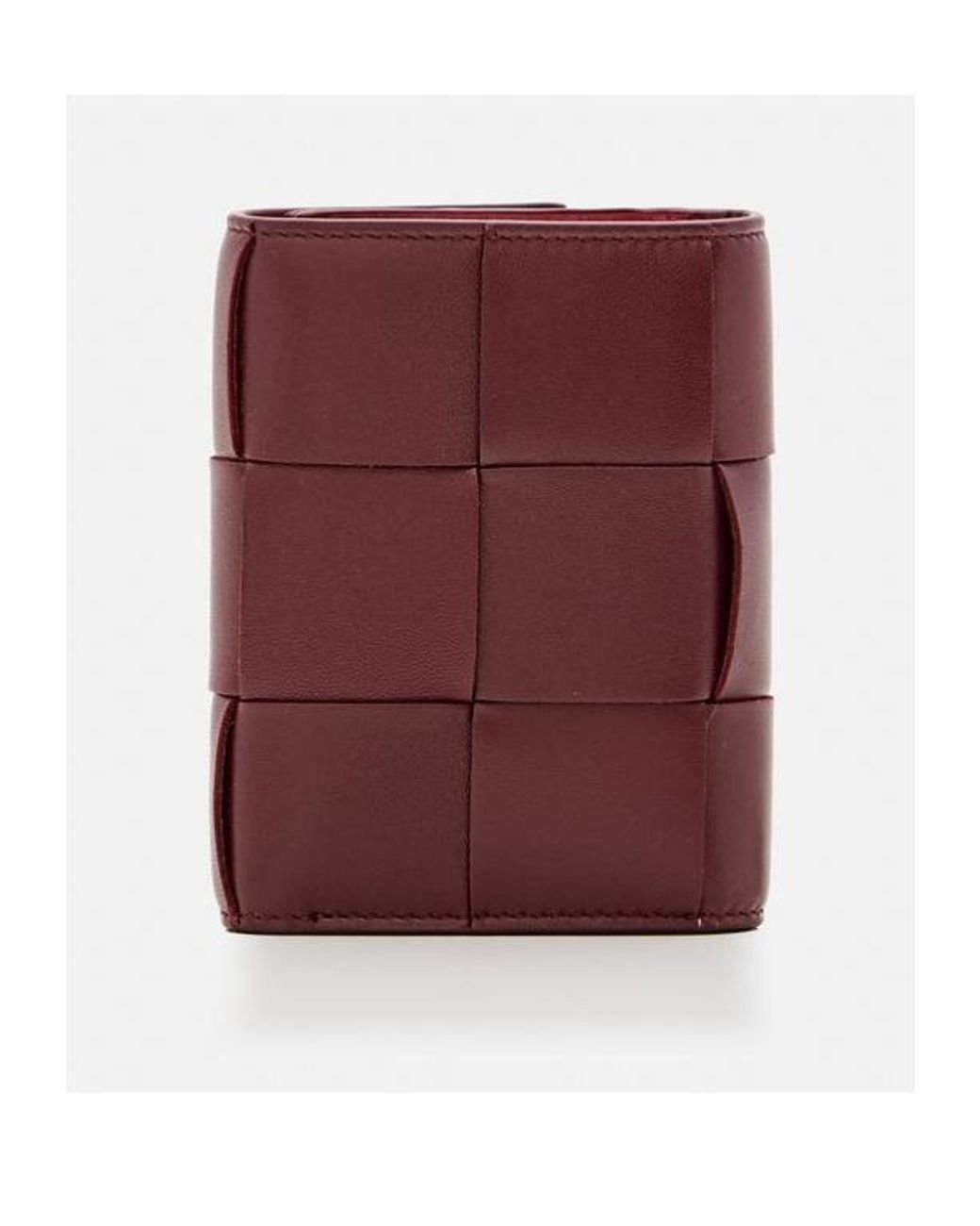 Bottega Veneta Purple Three-Fold Wallet