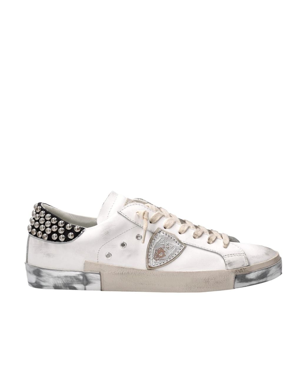 Philippe Model White Prsx Tennis Low-Cut Casual Shoes for men