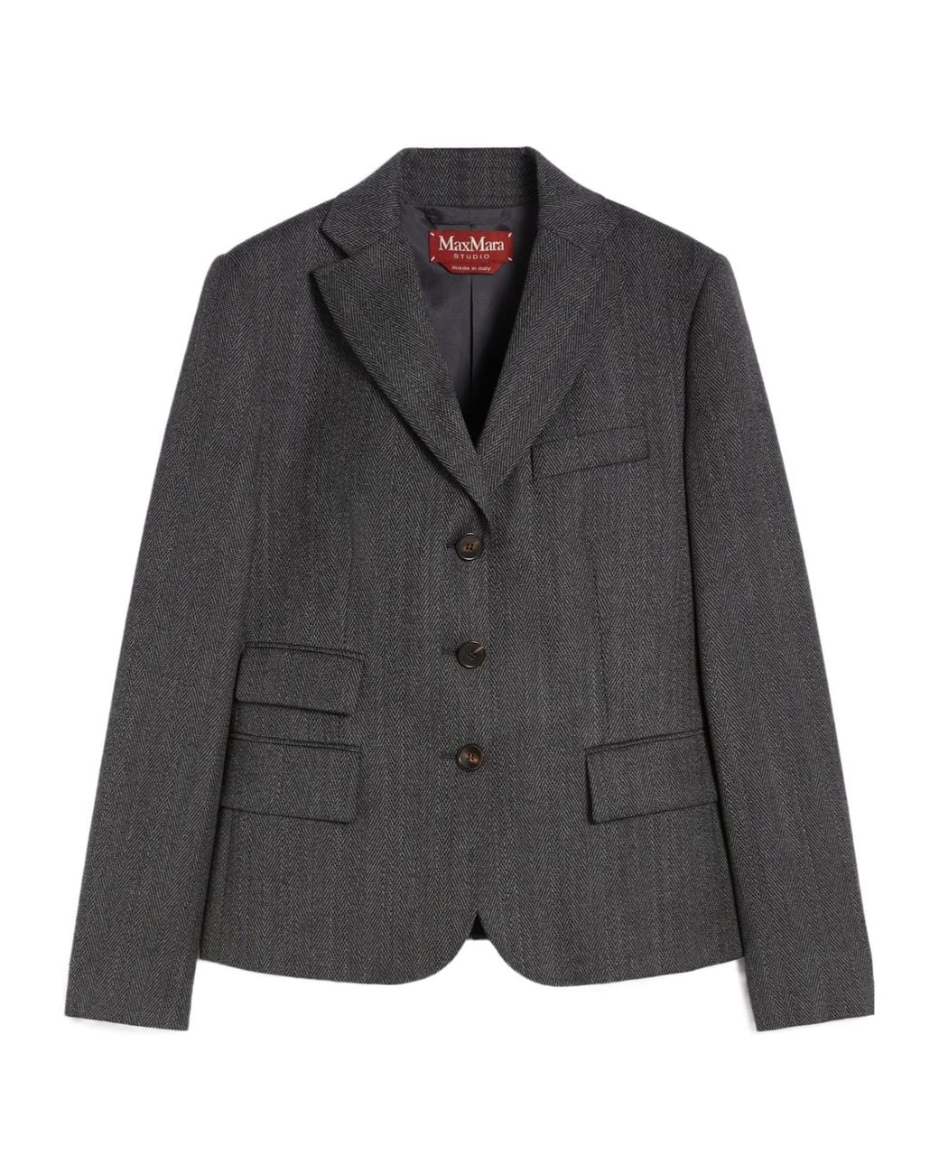 Max Mara Black Studio Panino Single-Breasted Jacket