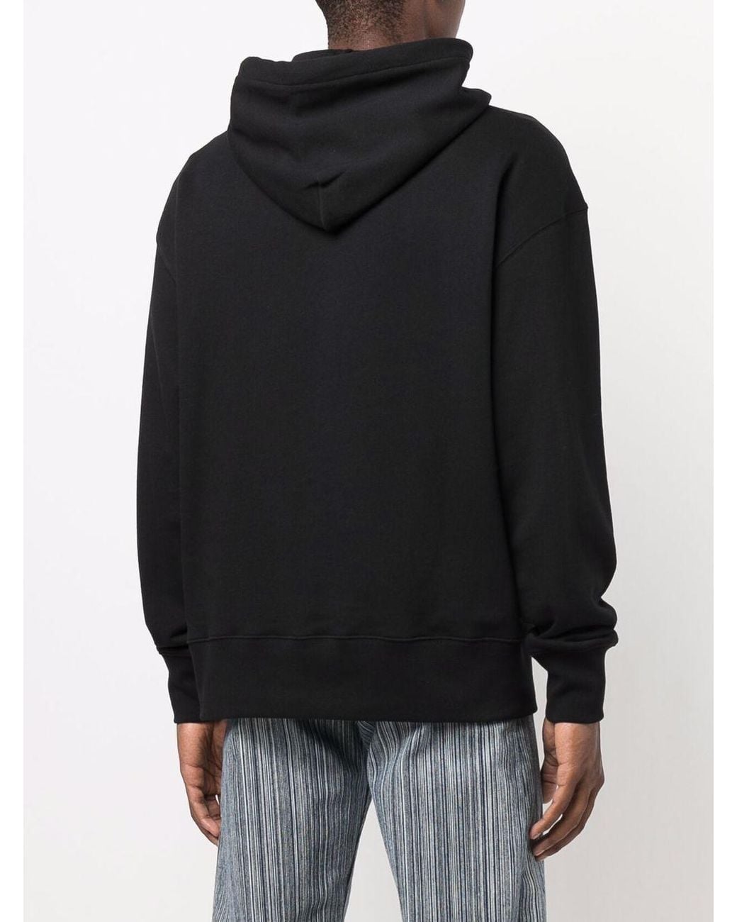 MSGM Black Logo Print Sweatshirt for men
