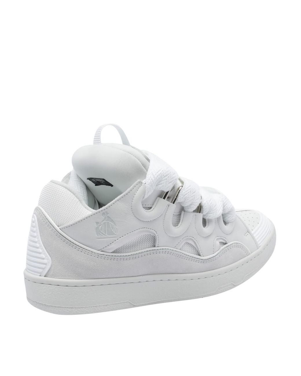 Lanvin White Curb Sneakers for men