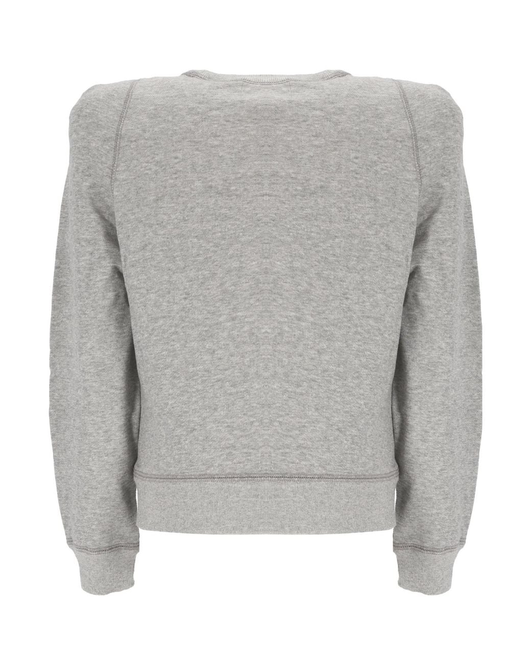 Isabel Marant Gray Isabel Marant Étoile Logo Detailed Panelled Sweatshirt