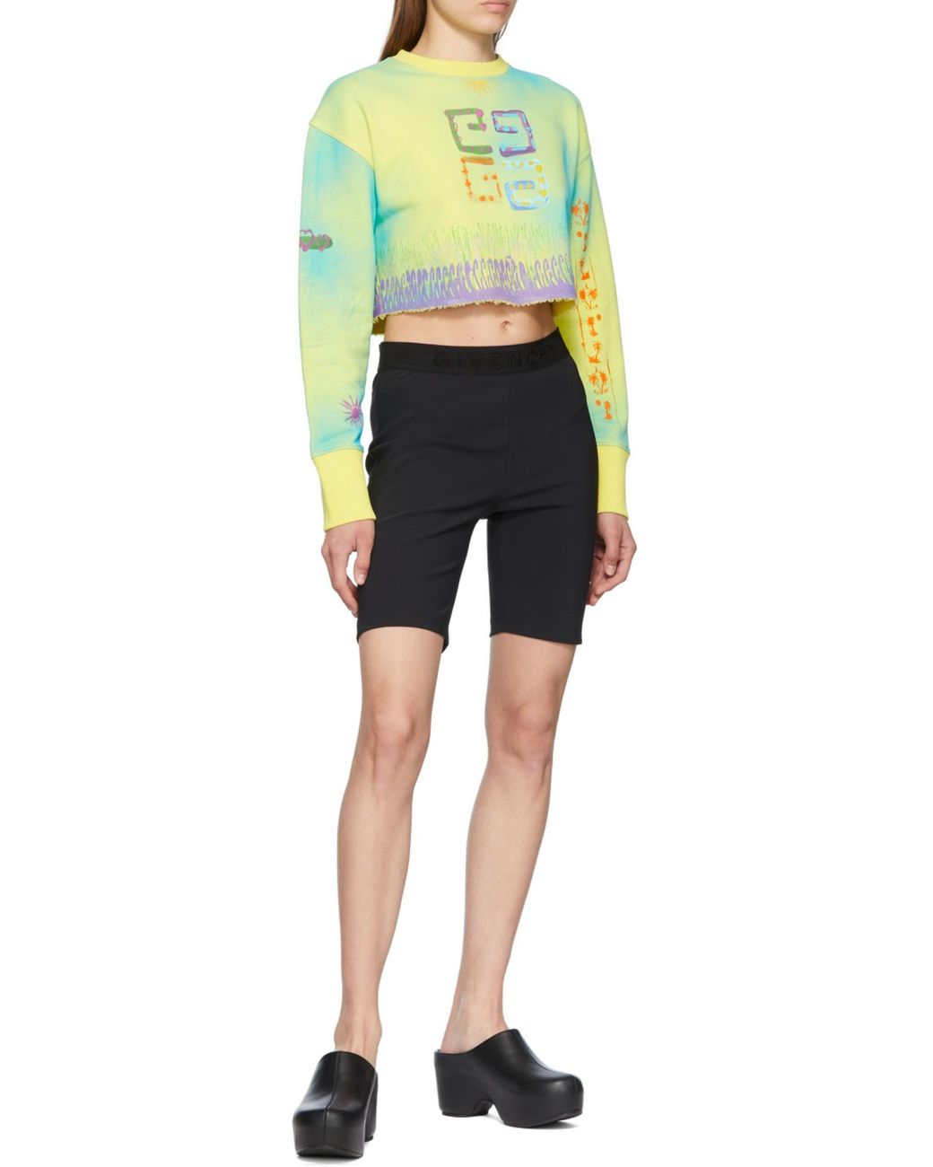 Givenchy Blue Cycling Shorts