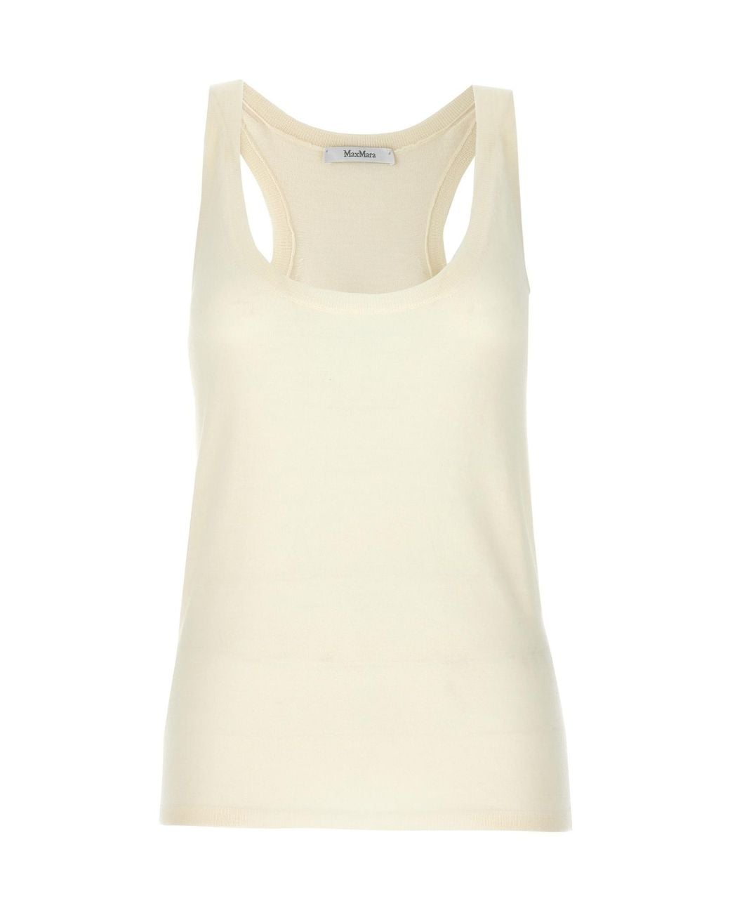 Max Mara Natural Round-Necked Vest