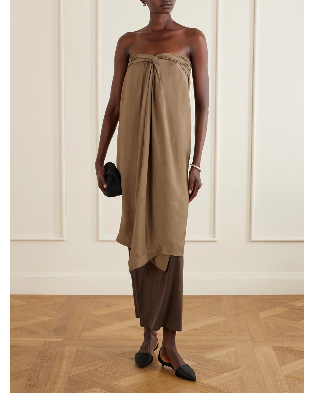 Rohe Natural Knotted Woven Waist Belt Top