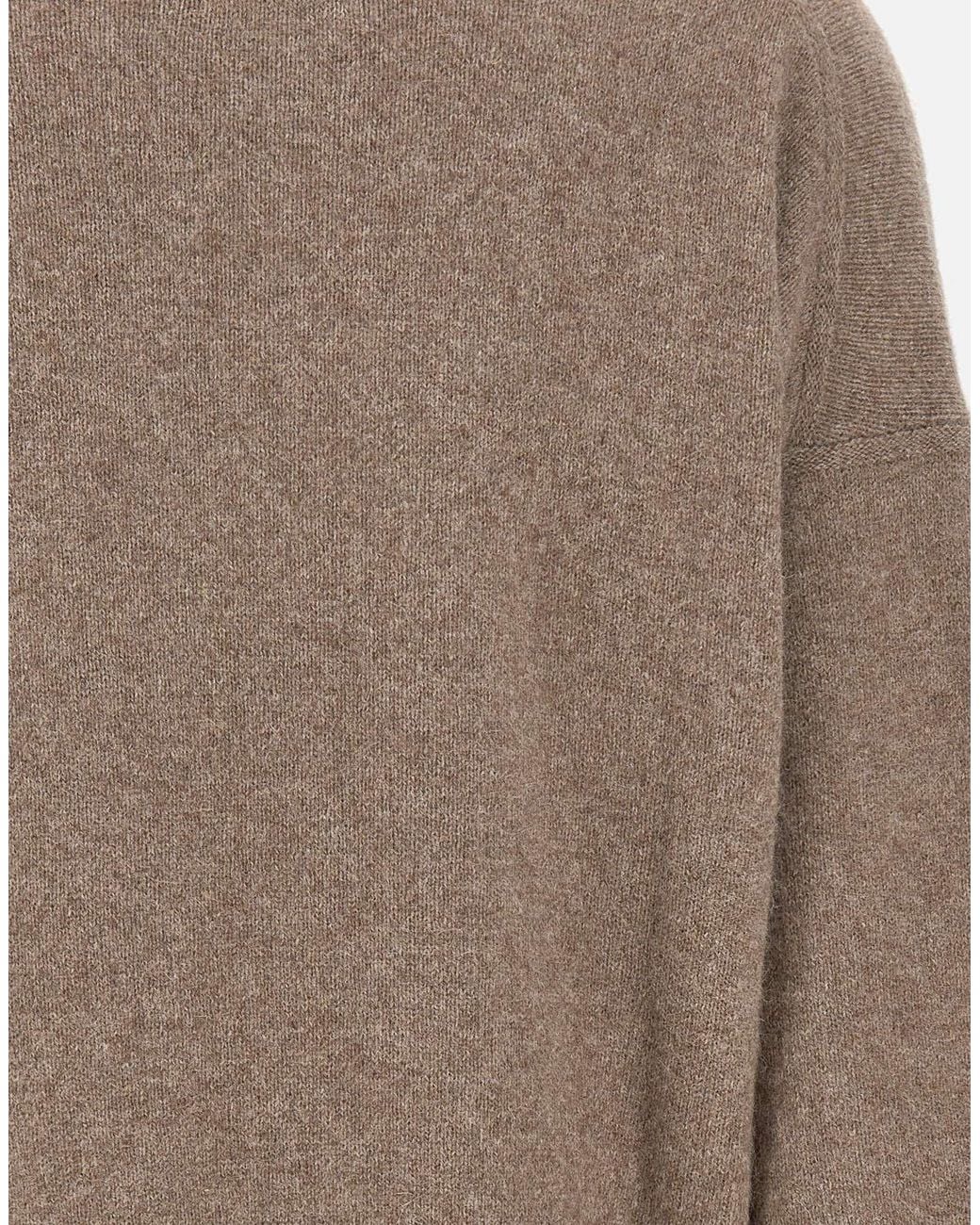 Loulou de Saison Brown Tristan Ribbed Sweater
