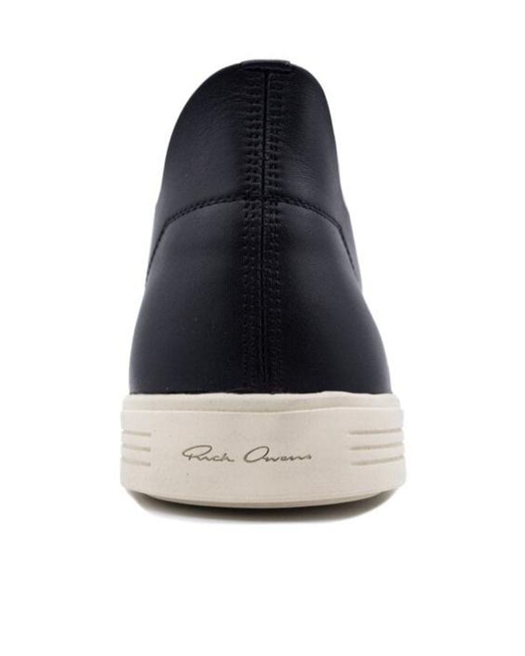Rick Owens Blue Lace-Up Low-Top Sneakers for men