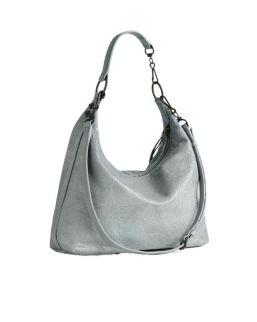 Balenciaga Gray Le City Hobo Bag Small